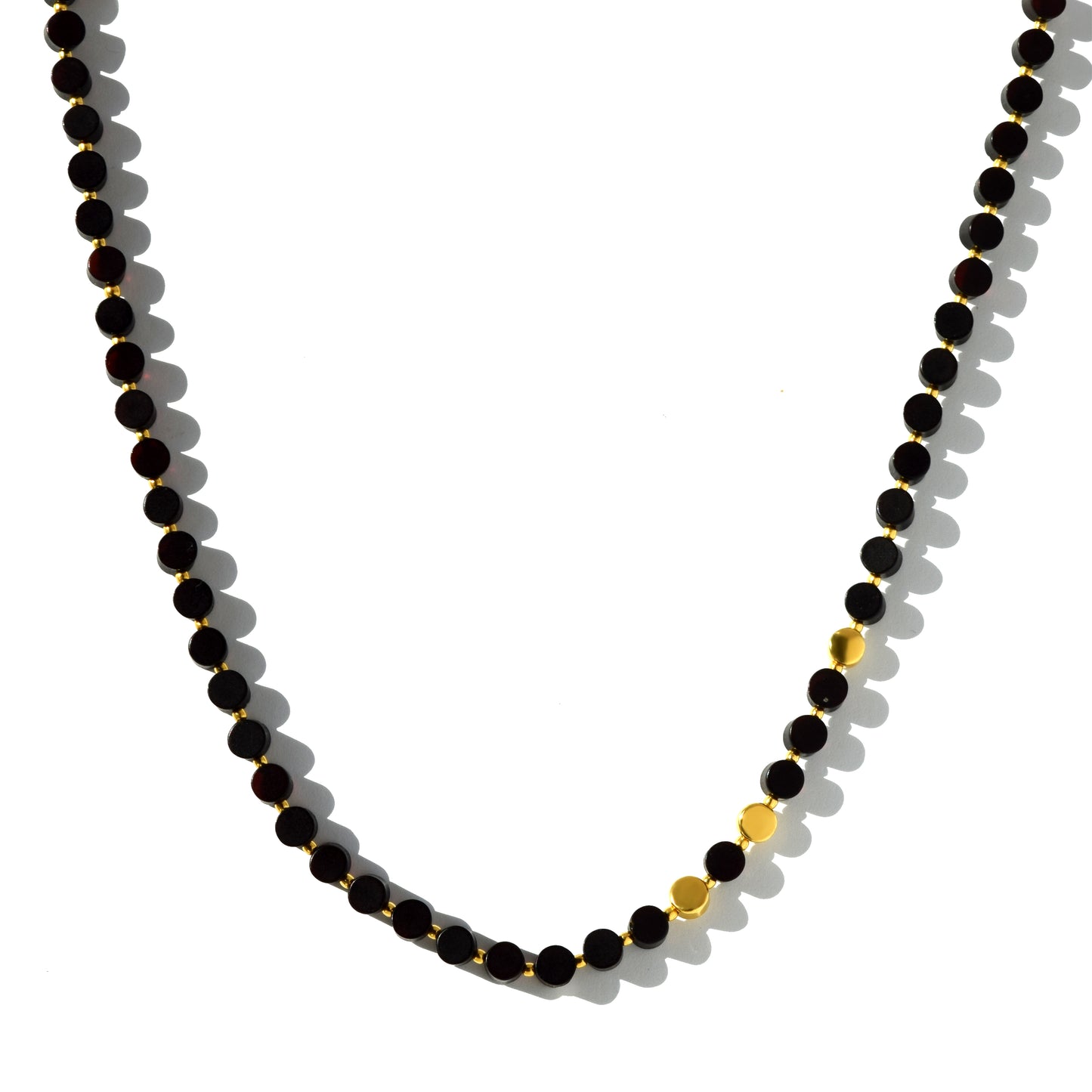 Black Amber Necklace "FOREST PEARLS": Subtly Luxurious Elegance