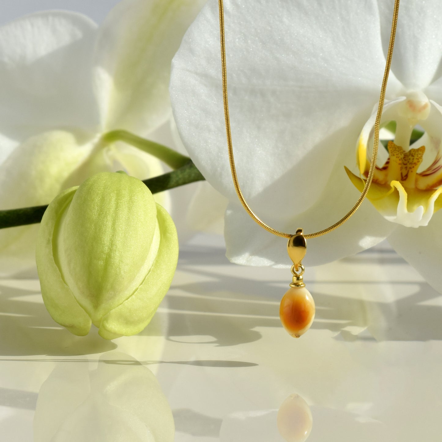 Minimalist Pendant with Unique Natural Amber