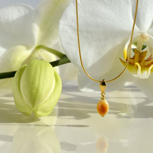 Minimalist Pendant with Unique Natural Amber