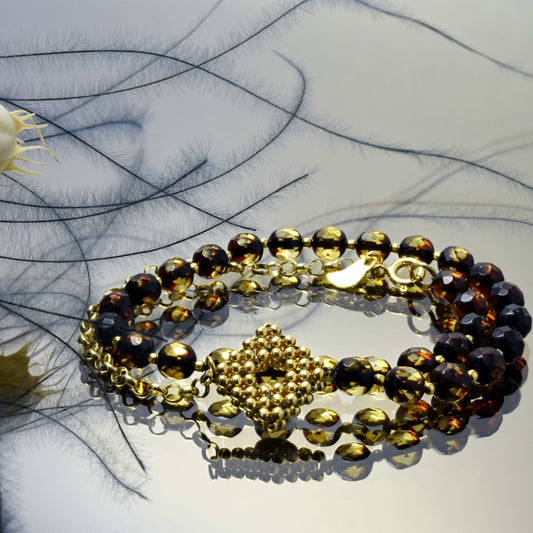 Stunning Smoky Amber Bracelet